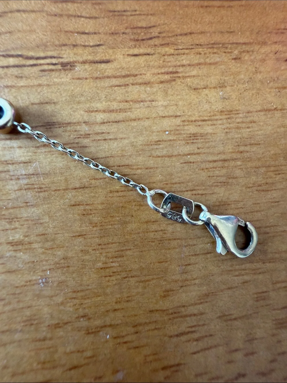 14k Delicate Blue Stone Bracelet